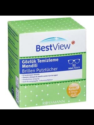 Bestview Gözlük Temizleme Mendili 52 Li