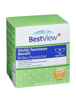 Bestview Gözlük Temizleme Mendili 52 Li