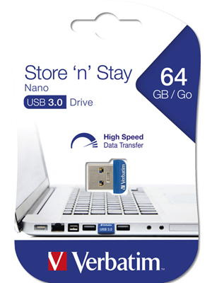 Verbatim 98711 Store N Stay Nano 64gb 3.2 Usb Flash Bellek
