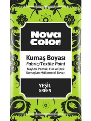 Nova Color 12 Gr Toz Kumaş Boyası Yeşil Nc-903