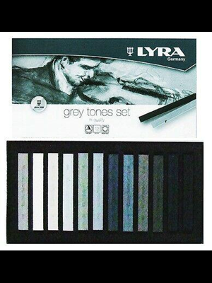 Lyra Polycrayons Soft Toz Pastel (gri Tonları) 12"li 5641122