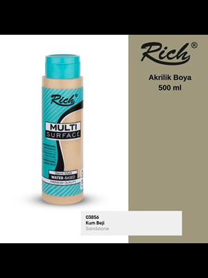 Rich 500 Cc Multı Surface Akrilik Boya 03856 Kum Beji