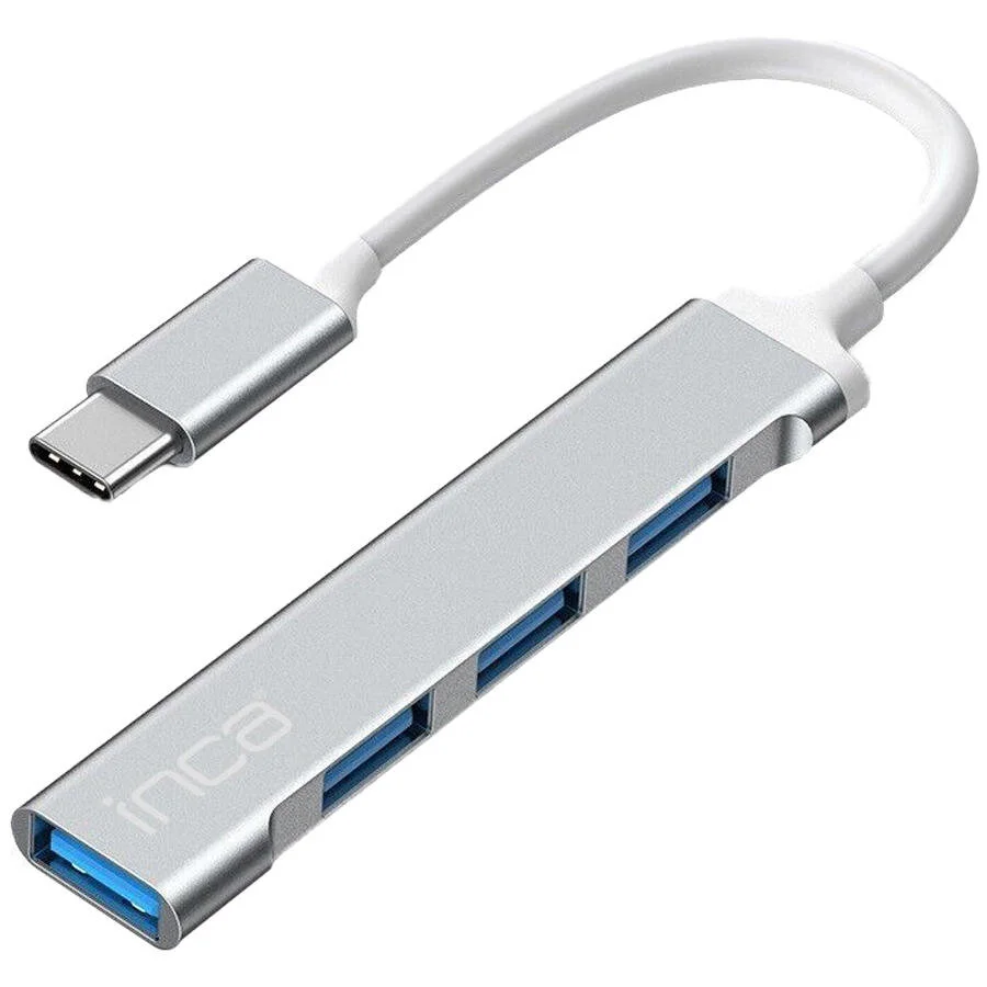 İNCA IUSB-04T TYPE-C GİRİŞLİ 4 PORT USB HUB ÇOĞALTICI