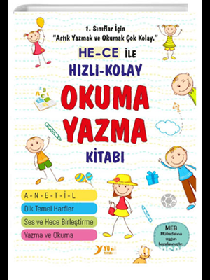 He-ce İle Hızlı Kolay Okuma Yazma Kitabı - Yuva Yayınları