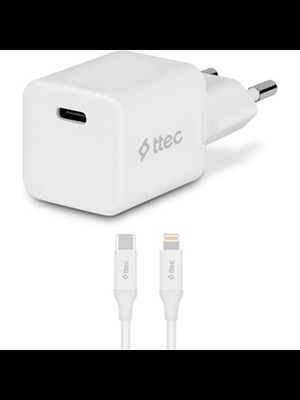 Ttec 2scp01lb Smartcharger 20w Pd 150cm Usb-c To Lightning Kablo + Şarj Aleti Beyaz