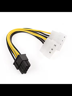 Dark Dk-cb-p104 2x Molex 4 Pin To 6+2 Pin Pcı-e Kablo Dönüştürücü