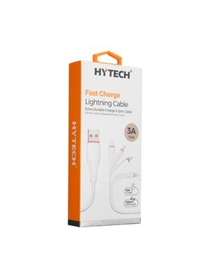 Hytech Hy-x335 1.2m 3a Lıghtnıng Beyaz Data+şarj Kablosu