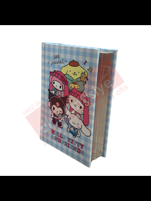 Victorias Journals A7 Hello Kitty And Friends Çizgili Günlük 368 Sayfa 525-1991
