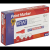 Kraf 830 Paint Marker Kalem Kırmızı