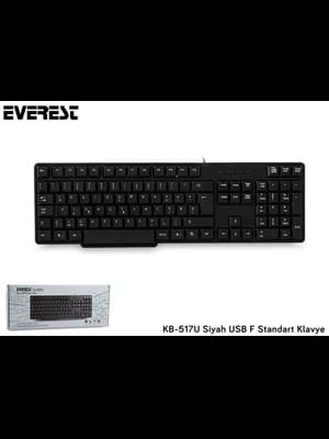 Everest Kb-517u Usb Siyah F Standart Klavye
