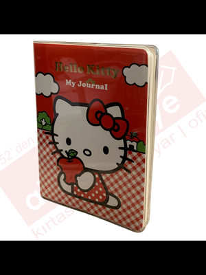 Victorias Journals A6 Hello Kitty Çizgili Günlük 128 Sayfa 525-2005