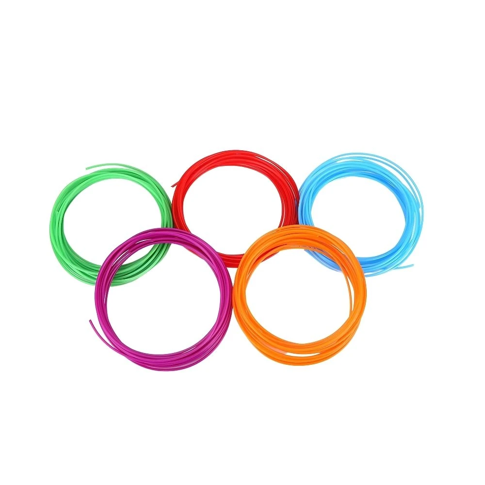 ROBOLİNK 3D BASKI KALEMİ  FİLAMENTİ 5 RENK 25 METRE