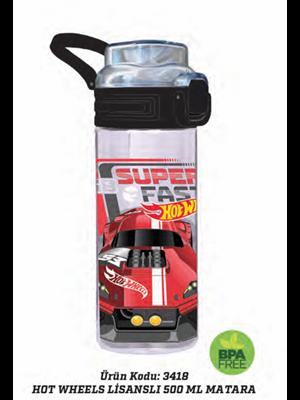 Wiggle Hot Wheels 500 Ml Matara 3418