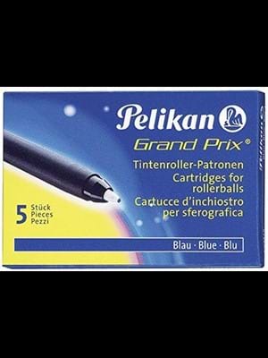 Pelikan Twist Grand Prix Kısa Tip Roller Kalem Yedeği (refil) 5 Li Mavi