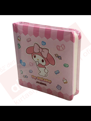 Victorias Journals 9x9 My Melody Çizgili Günlük 192 Sayfa 525-2010