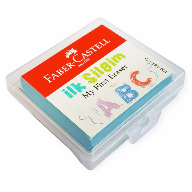 FABER CASTELL İLK SİLGİM RENKLİ PLASTİK KUTULU 5130127322