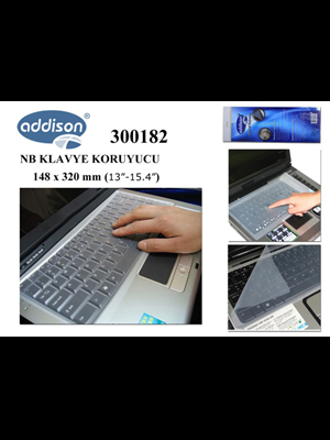 Addıson 300182 13 -15.4 Notebook Klavye Koruyucu