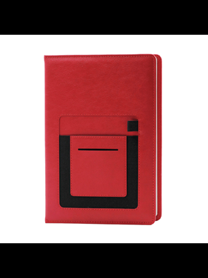 Promiks 17x24 Termo Deri Günlük Çizgili Ajanda Kırmızı Aj32470 (2026)