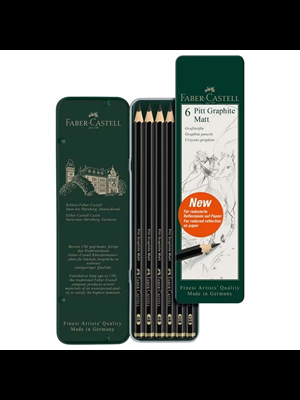 Faber Castell Pitt Graphite Matt Dereceli Kalem 6 Lı 115207