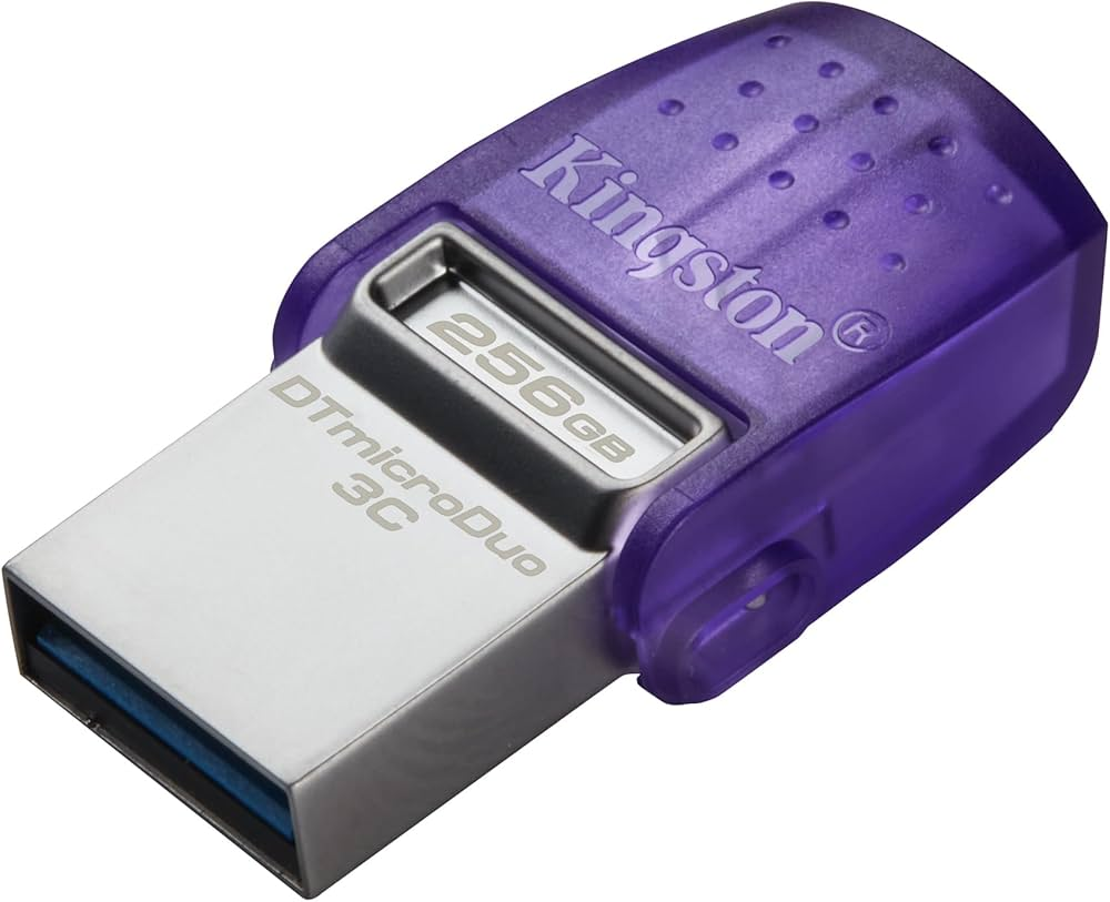 KİNGSTON DTDUO3CG3 256GB USB + TYPE-C ÇİFT TARAFLI FLASH BELLEK