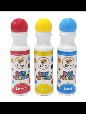 Lino Dot Markers(yıkanabilir) 3"lü Ln-603