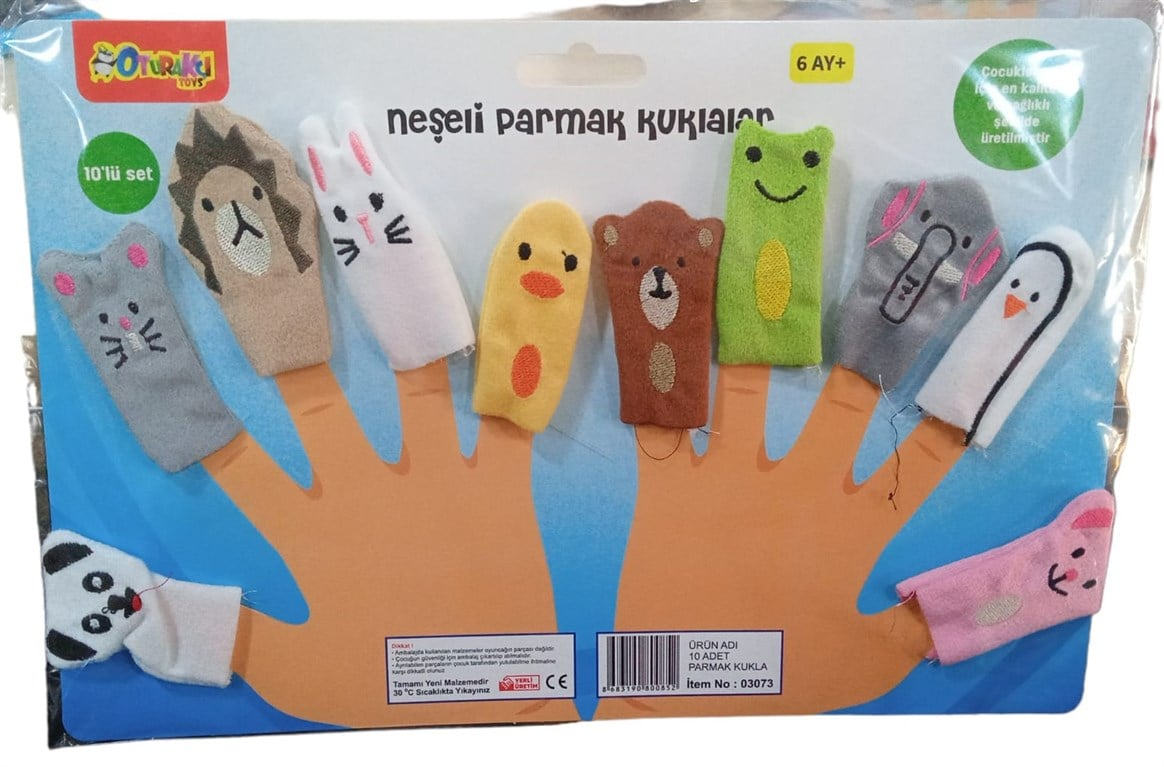 ELİF PARMAK KUKLA 10 LU
