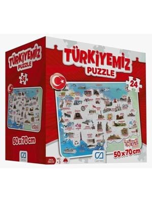 Ca 24 Parça Türkiyemiz Puzzle Ca5079