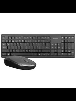 Phılıps Spt6314-62 C314 Siyah Kablosuz Klavye+mouse Set