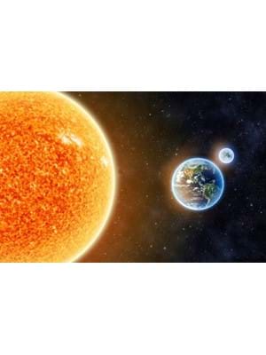 Odak Güneş Sistemi Dünya-güneş-ay