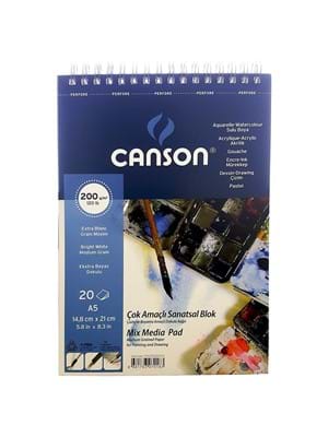 Canson A5 200 Gr Dokulu Spr.resim Deft.20sy