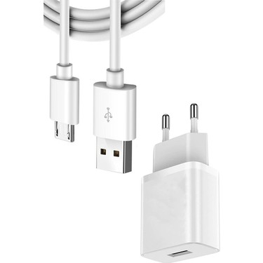 MEGATECH MT-CM34 3.4A MİCRO USB ŞARJ ALETİ + 1 METRE ŞARJ KABLOSU 