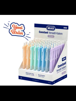 Mas 0.7 Constant Versatil Kalem Pastel Renkler 6560