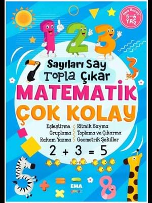 Matematik Çok Kolay - Ema Çocuk Yayınları