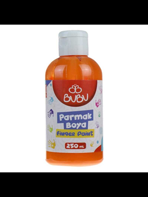 Bubu 250 Ml Parmak Boyası Turuncu Par018