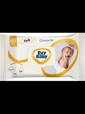 Evy Baby Islak Mendil 56 Lı Soft Papatya