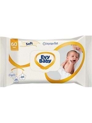 Evy Baby Islak Mendil 56 Lı Soft Papatya