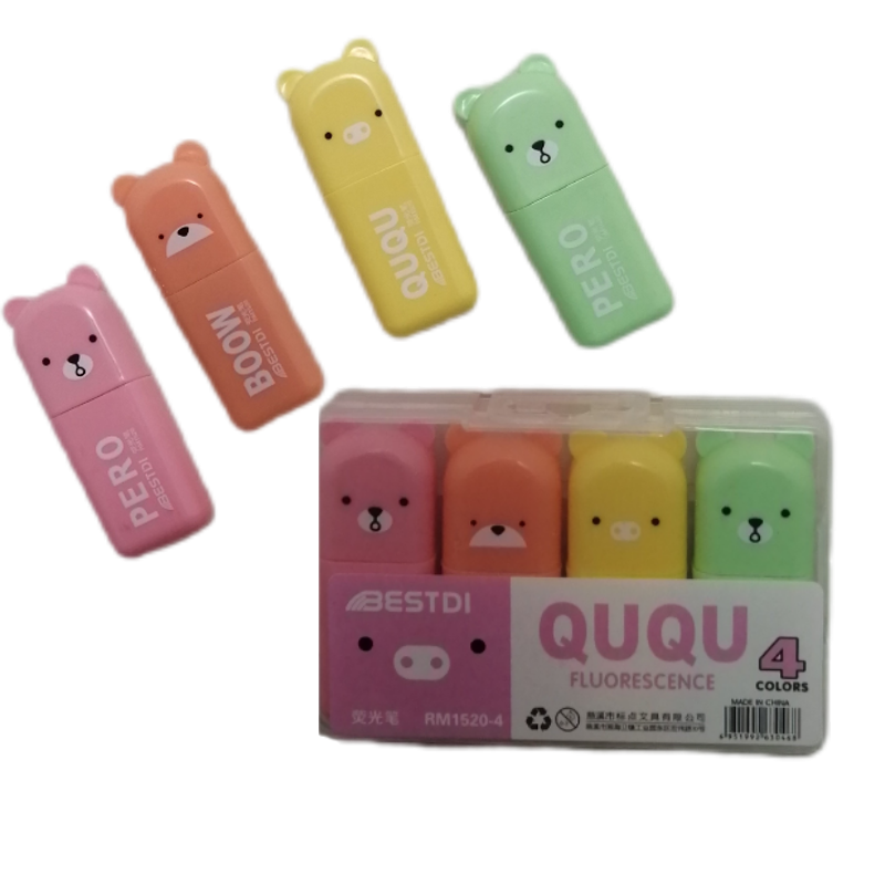 ELİF FOSFORLU KALEM AYICIK MODEL 4"LÜ RM1520-4