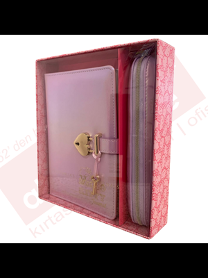 Victorias Journals 13x18 Hello Kitty Hush Hush Kilitli Çiz.defter 160yp+kalemlik 525-1970