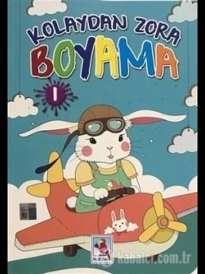 Kolaydan Zora Boyama 1 - Nurdan Yayınları