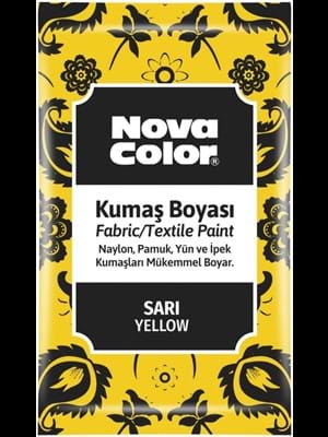 Nova Color 12 Gr Toz Kumaş Boyası Sarı Nc-900