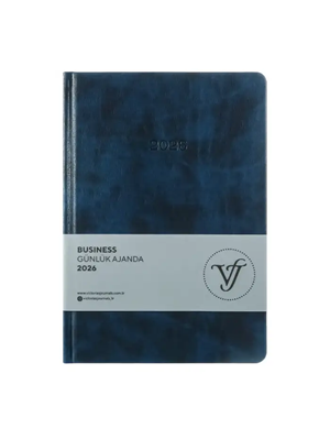 Victorias Journals Business 17x24 Günlük Ajanda Sert Kapak Lacivert 226-2373 (2026)