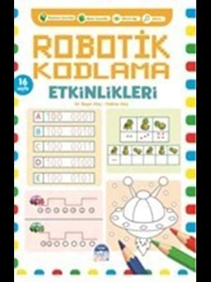 Robotik Kodlama Etkinlikleri 64 Sayfa Koparmalı Turuncu - Martı Çocuk Yayınları