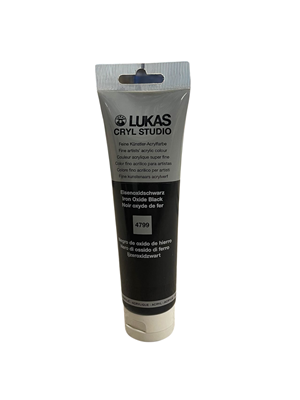 Lukas 125 Ml Akrilik Boya Cryl Terzia Oksit Siyah 4799