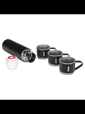Hytech Hy-tm11 500ml 3'lü Paslanmaz Çelik Termos Mat Siyah