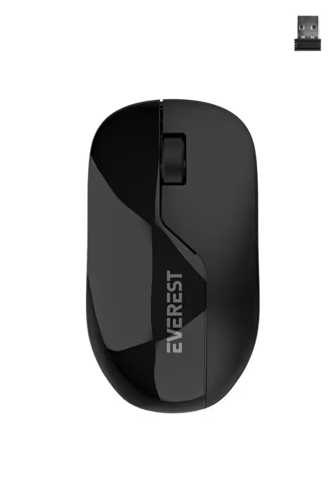 EVEREST SMW-973 KABLOSUZ USB MOUSE SİYAH