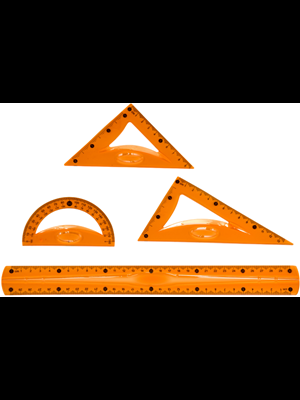 Mas Esnek Çizim Seti 4 Lü Oranj 2235