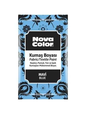 Nova Color 12 Gr Toz Kumaş Boyası Mavi Nc-902