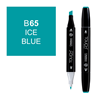 Del Rey Twin Çift Uçlu Marker Kalem B65 İce Blue