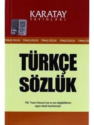Karatay Yay.-türkçe Sözlük Karton Kapak 1.hamur