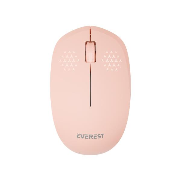 EVEREST SMW-88 2.4GHZ KABLOSUZ MOUSE PEMBE